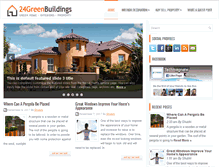 Tablet Screenshot of 24greenbuildings.com